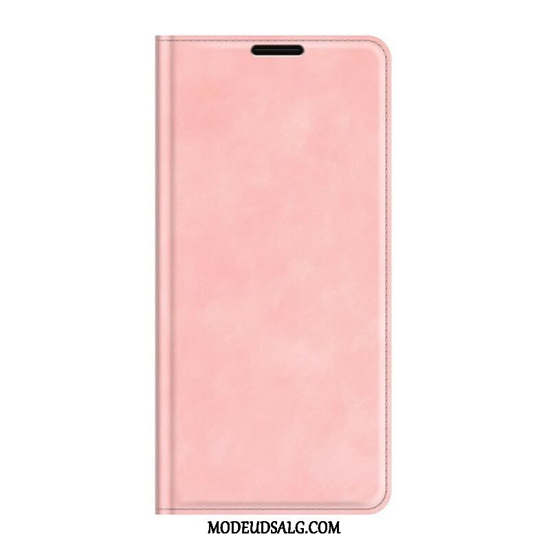 Cover Oppo Find X3 Neo Flip Cover Silky Touch Lædereffekt