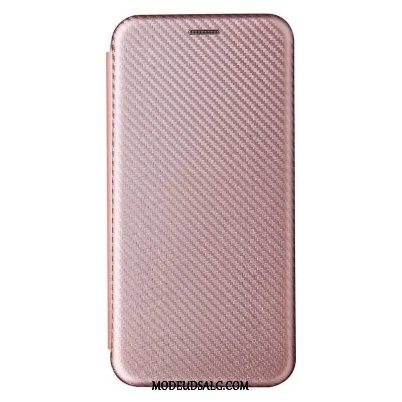 Cover Oppo Find X3 Pro Flip Cover Farvet Carbon Silikone