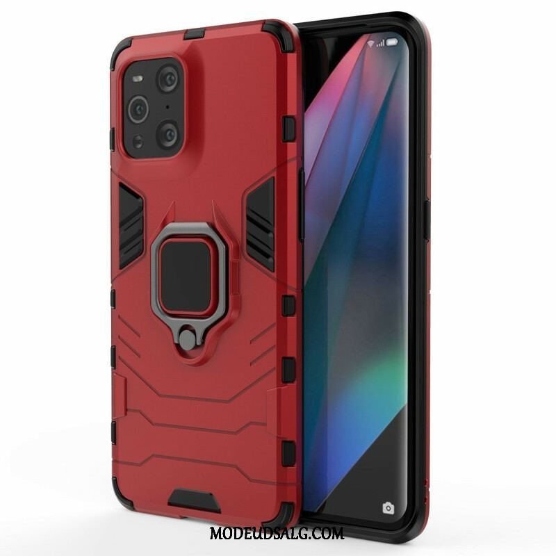 Cover Oppo Find X3 Pro Ring Resistent