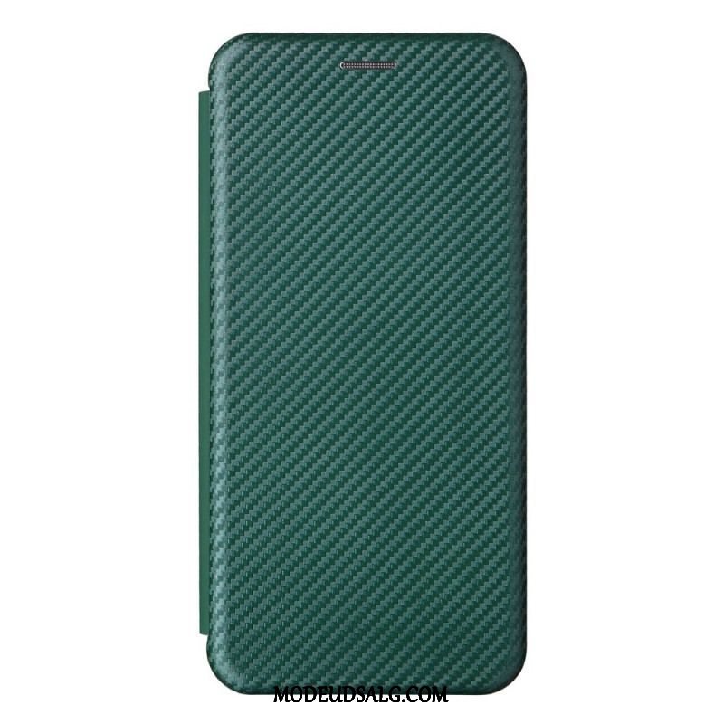 Cover Oppo Find X5 Lite Flip Cover Kulfiber Tekstur