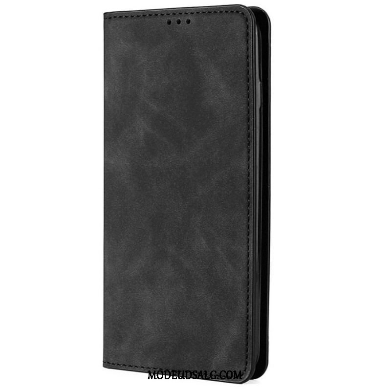 Cover Oppo Find X5 Lite Flip Cover Skin-touch Lædereffekt