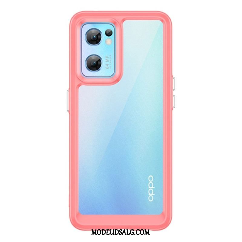 Cover Oppo Find X5 Lite Hybrid Farvede Kanter