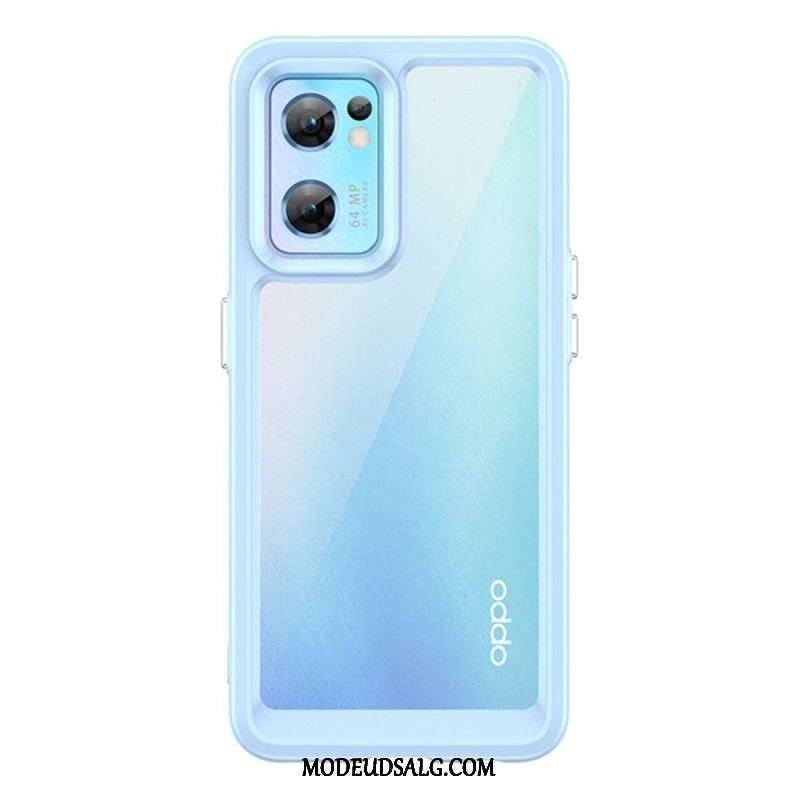 Cover Oppo Find X5 Lite Hybrid Farvede Kanter