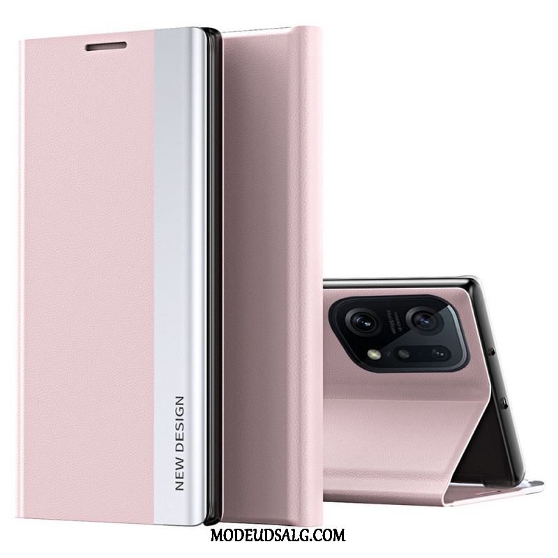 Cover Oppo Find X5 Pro Flip Cover Nyt Design