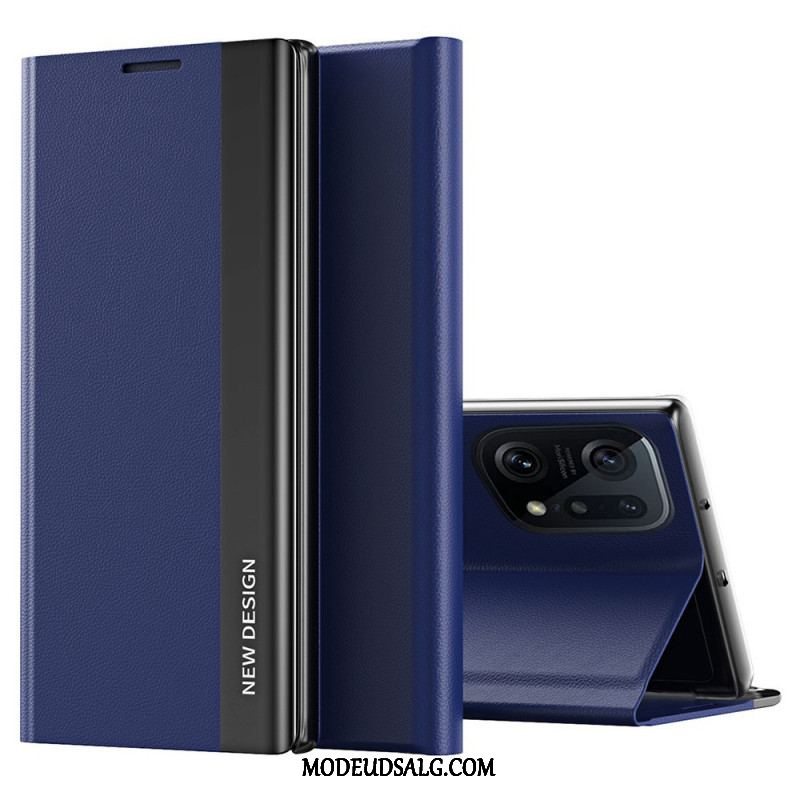 Cover Oppo Find X5 Pro Flip Cover Nyt Design