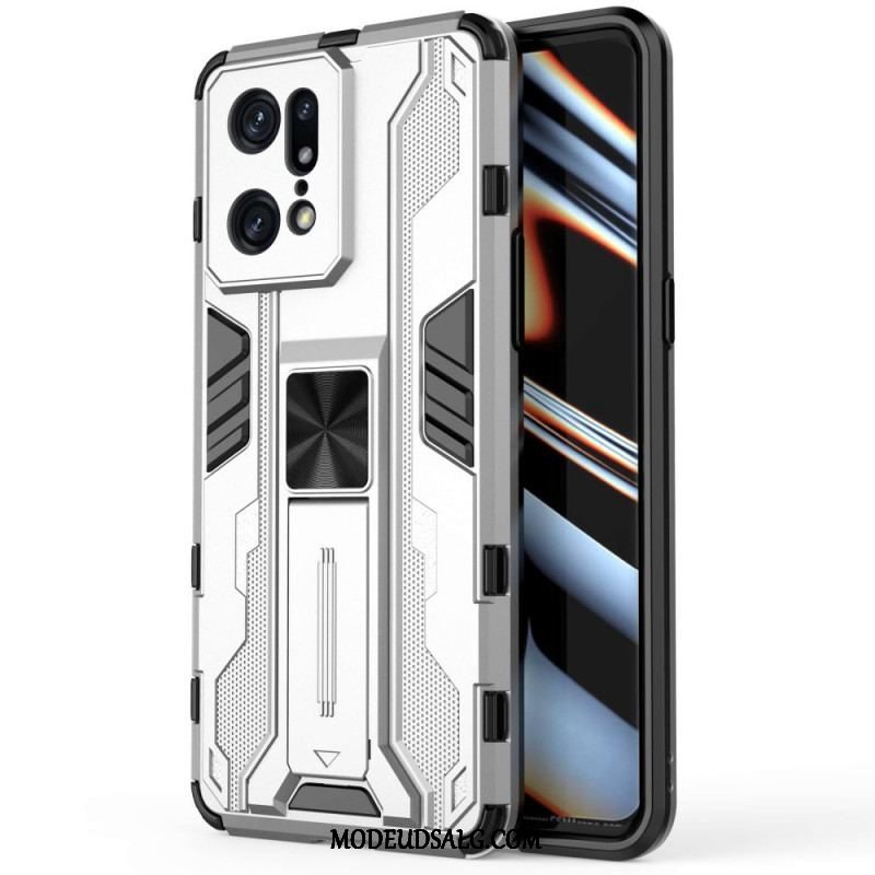 Cover Oppo Find X5 Pro Lodret Og Vandret Aftagelig Støtte