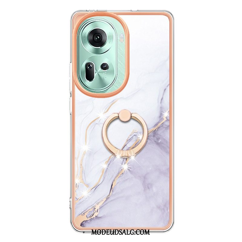 Cover Oppo Reno 11 5g Marmor Design Support Ring