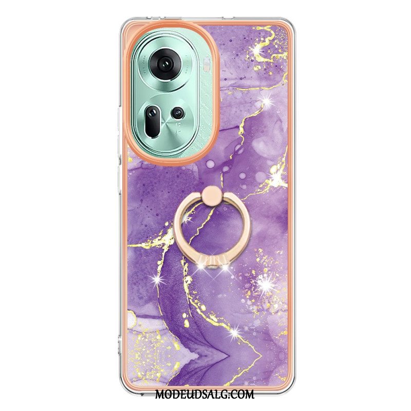 Cover Oppo Reno 11 5g Marmor Design Support Ring