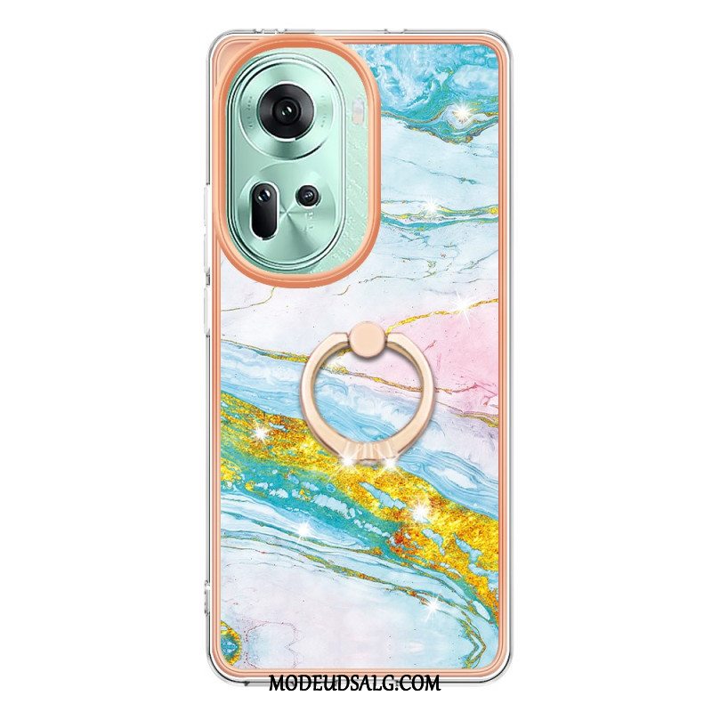 Cover Oppo Reno 11 5g Marmor Design Support Ring