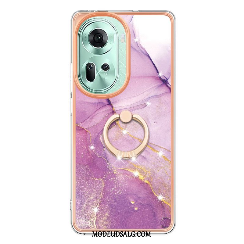 Cover Oppo Reno 11 5g Marmor Design Support Ring