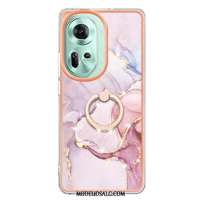 Cover Oppo Reno 11 5g Marmor Design Support Ring