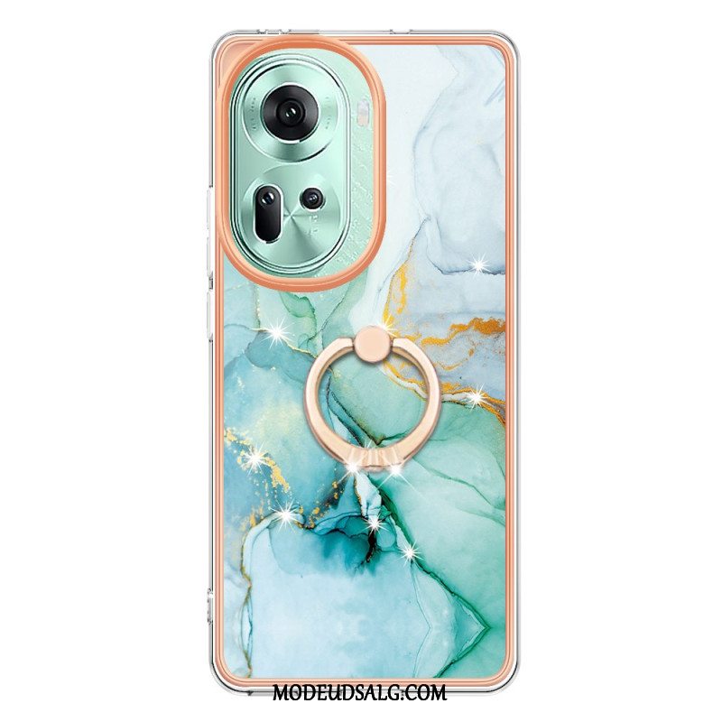 Cover Oppo Reno 11 5g Marmor Design Support Ring