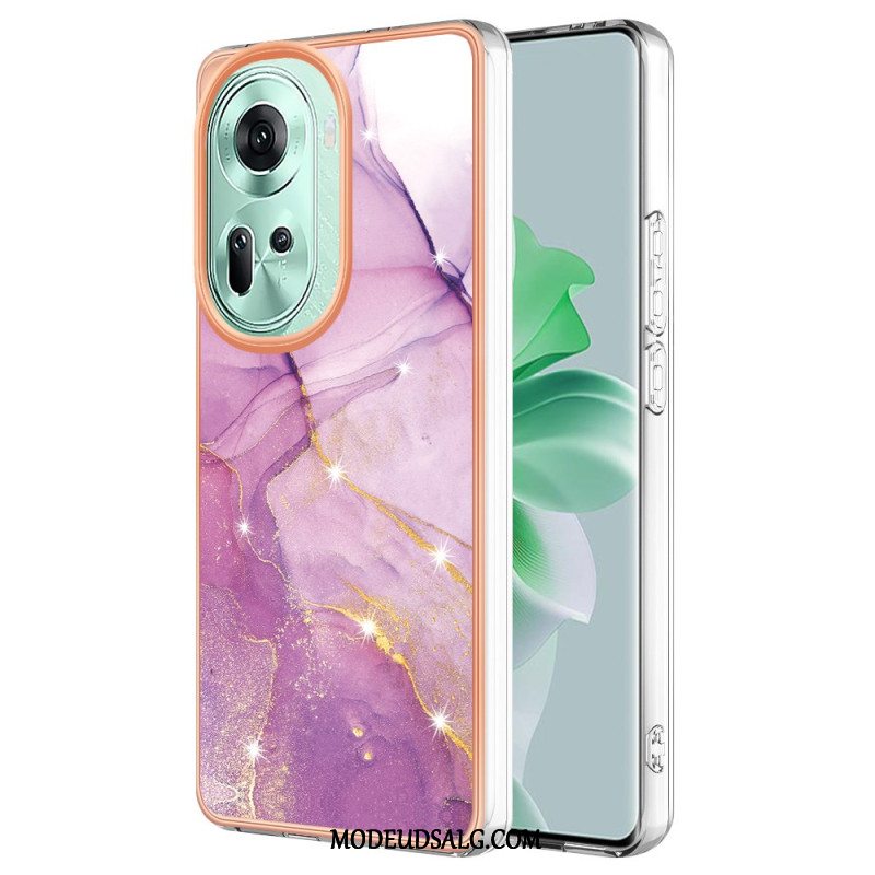 Cover Oppo Reno 11 5g Telefon Etui Marmormønster