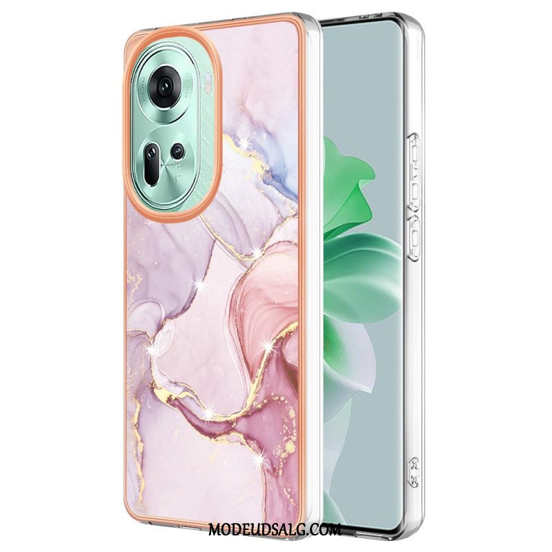 Cover Oppo Reno 11 5g Telefon Etui Marmormønster