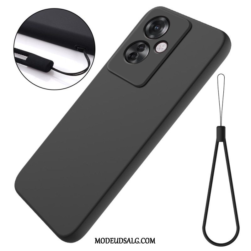 Cover Oppo Reno 11f 5g Flydende Silikone Strop