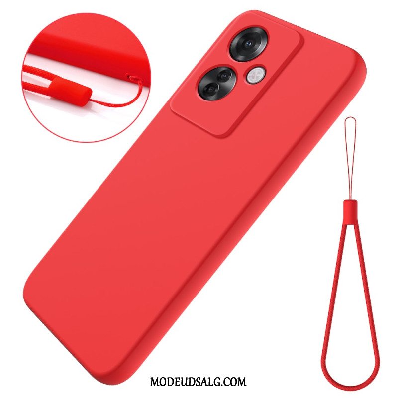 Cover Oppo Reno 11f 5g Flydende Silikone Strop