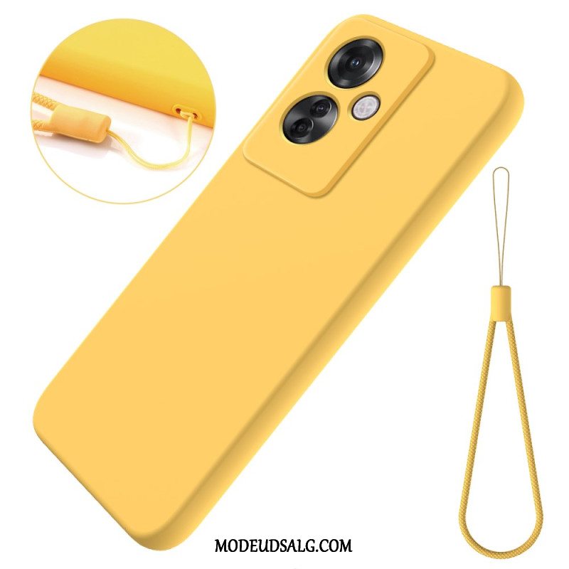 Cover Oppo Reno 11f 5g Flydende Silikone Strop