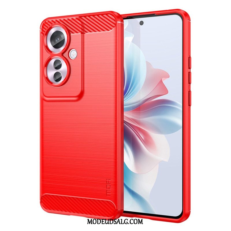 Cover Oppo Reno 11f 5g Telefon Etui Børstet Kulfiber