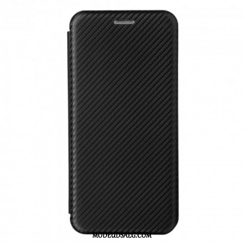 Cover Oppo Reno 6 5G Flip Cover Farvet Carbon Silikone