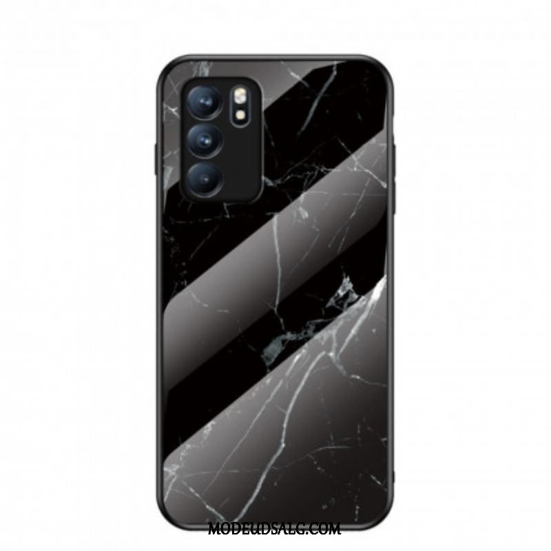 Cover Oppo Reno 6 5G Premium Farver Hærdet Glas