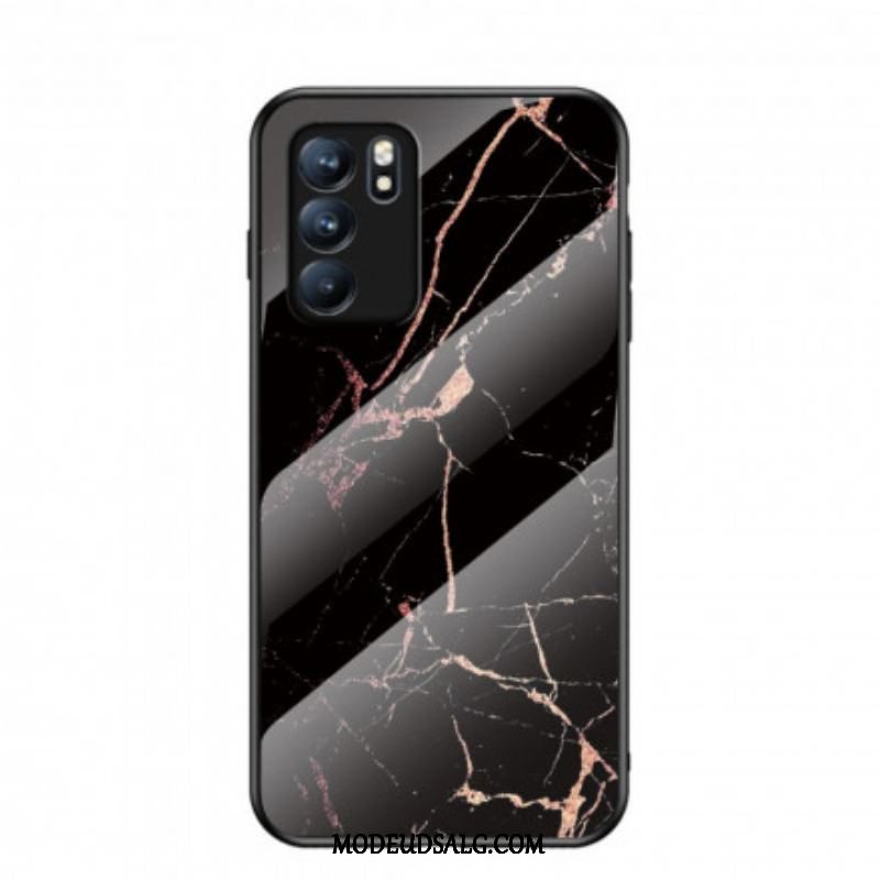 Cover Oppo Reno 6 5G Premium Farver Hærdet Glas