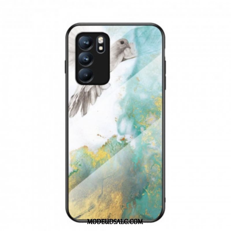 Cover Oppo Reno 6 5G Premium Farver Hærdet Glas