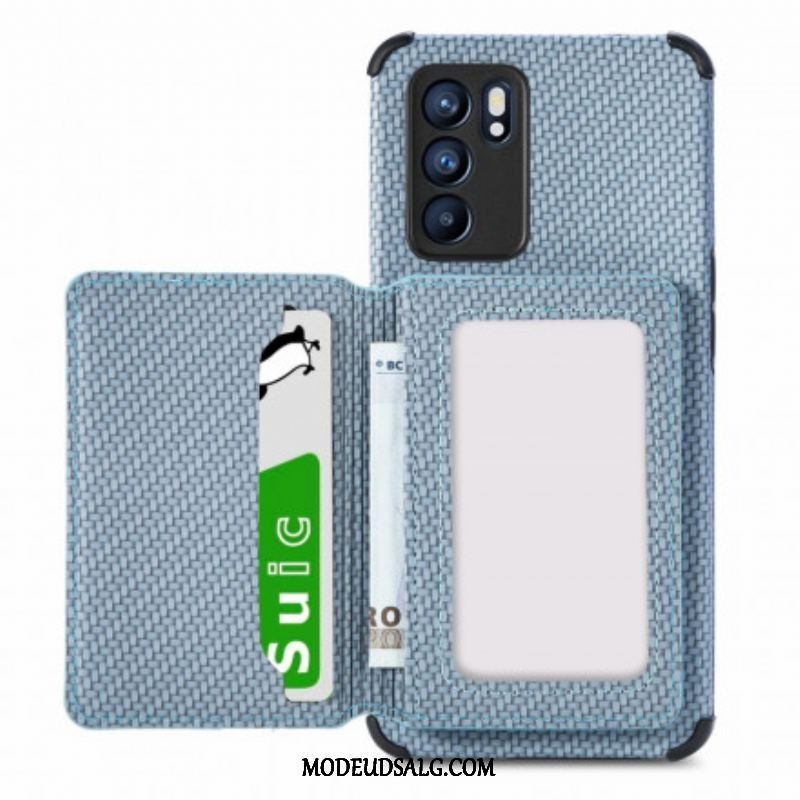 Cover Oppo Reno 6 5G Rfid Kortholder Beslag