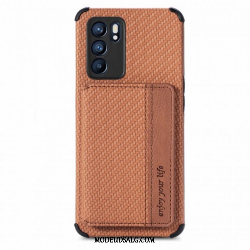 Cover Oppo Reno 6 5G Rfid Kortholder Beslag