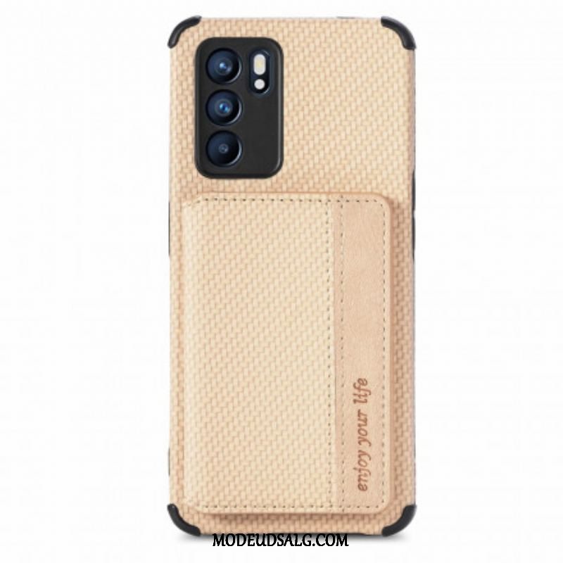 Cover Oppo Reno 6 5G Rfid Kortholder Beslag