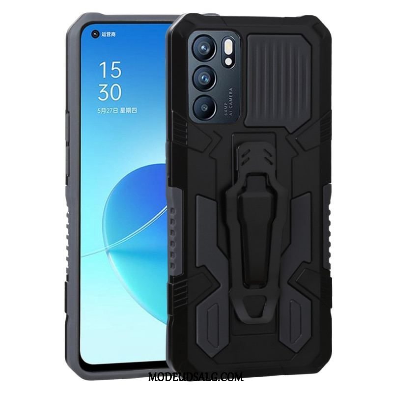 Cover Oppo Reno 6 5G Robot Med Bælteclips