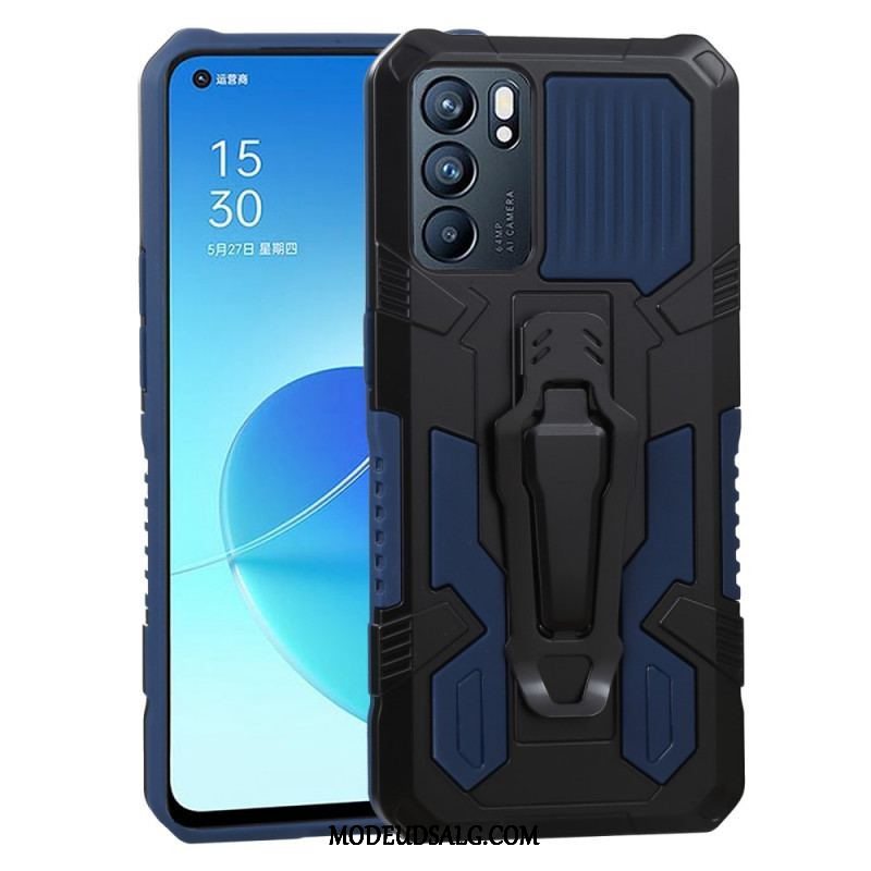 Cover Oppo Reno 6 5G Robot Med Bælteclips