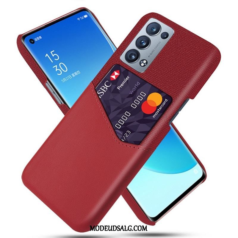 Cover Oppo Reno 6 Pro 5G Nem Adgangskortholder