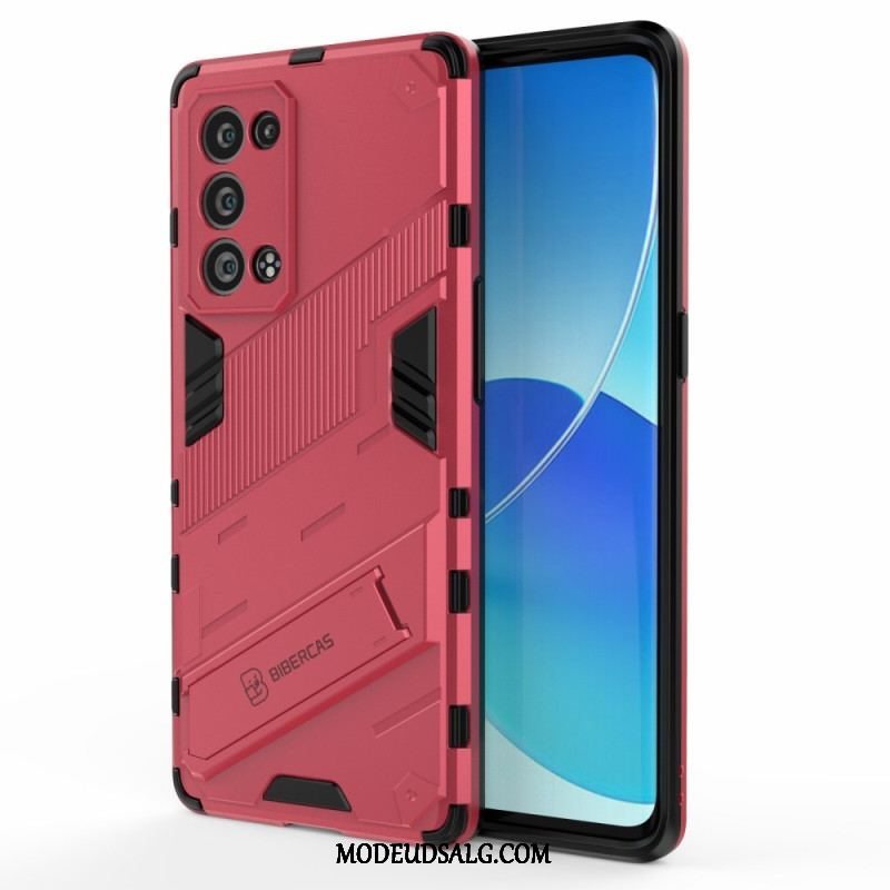 Cover Oppo Reno 6 Pro 5G Ultra Resistent Med Aftagelig Støtte