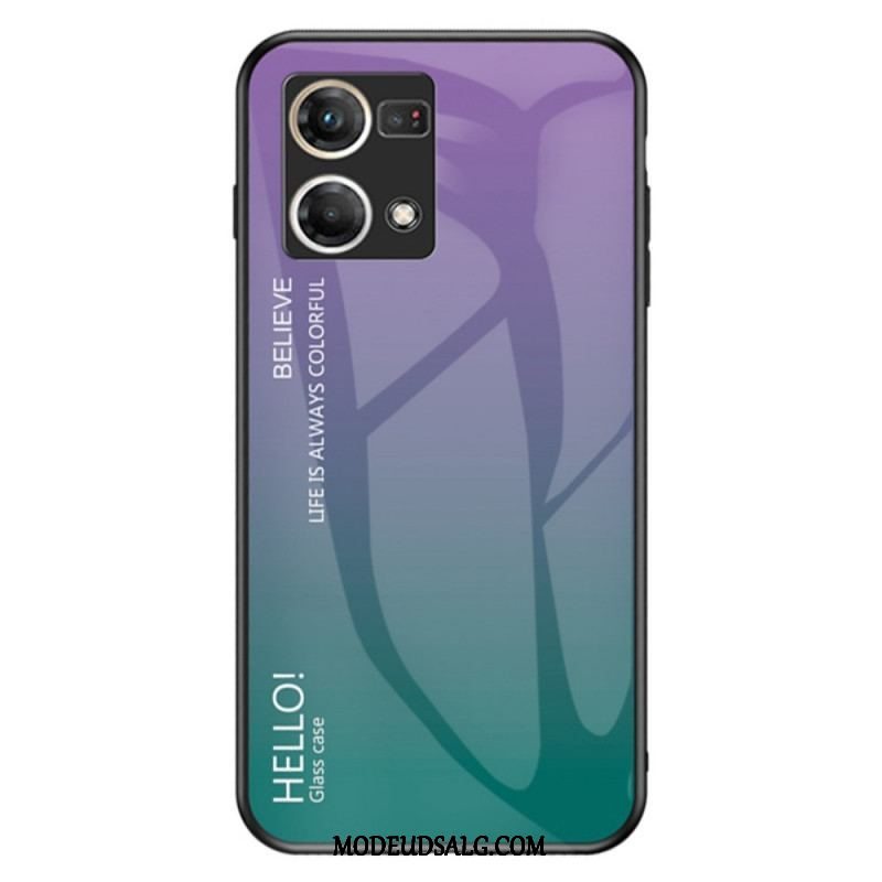 Cover Oppo Reno 7 Hærdet Glas Hej