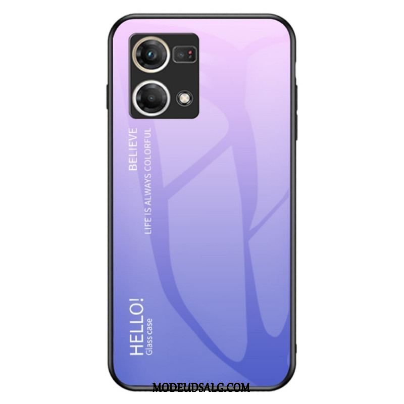 Cover Oppo Reno 7 Hærdet Glas Hej