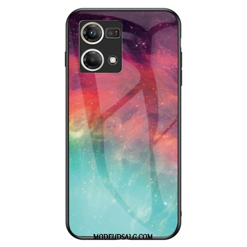 Cover Oppo Reno 7 Hærdet Glas Mønster