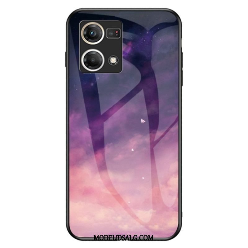 Cover Oppo Reno 7 Hærdet Glas Mønster