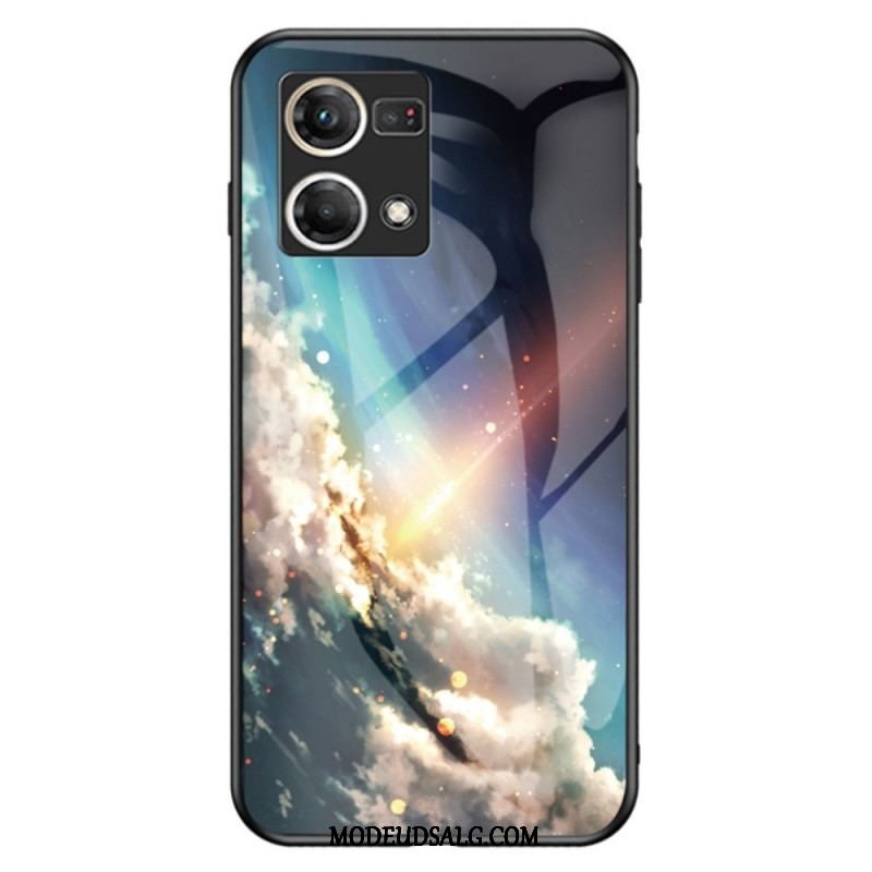 Cover Oppo Reno 7 Hærdet Glas Mønster