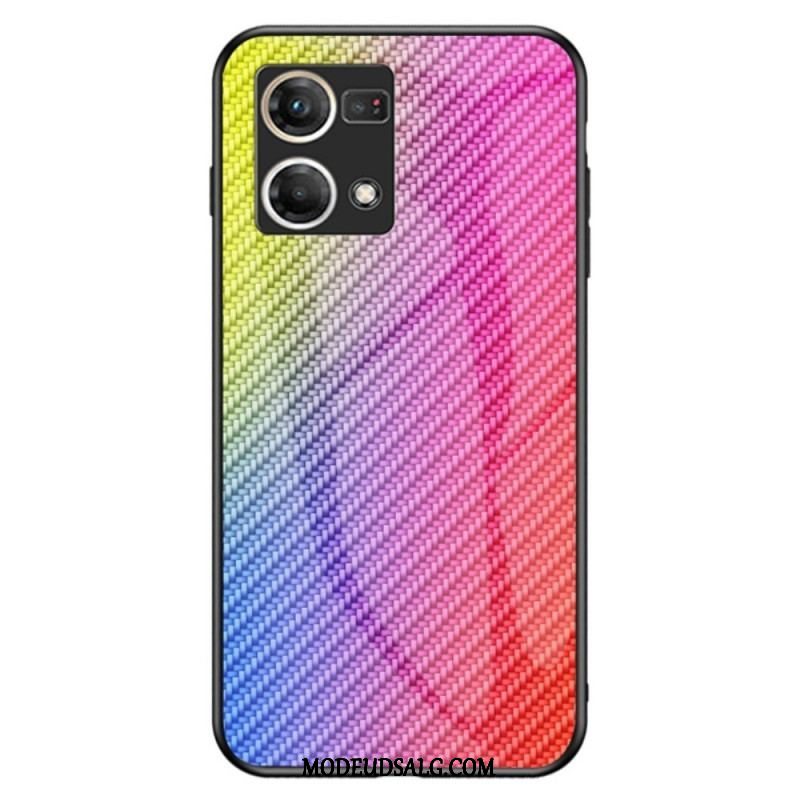 Cover Oppo Reno 7 Kulfiber Hærdet Glas