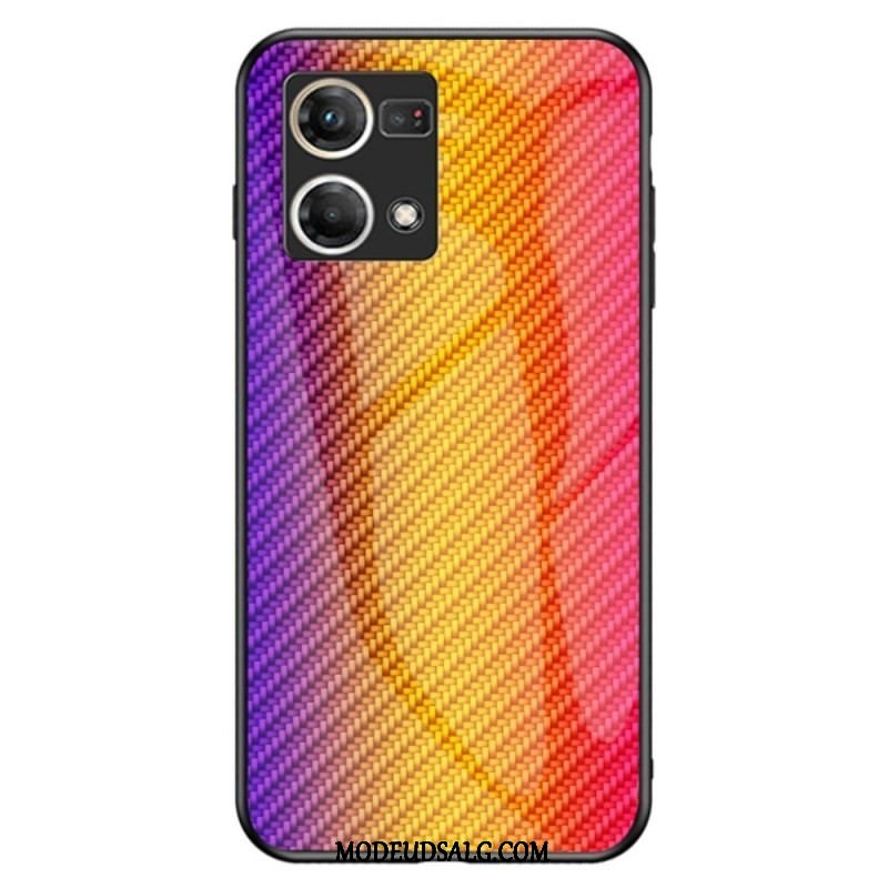 Cover Oppo Reno 7 Kulfiber Hærdet Glas