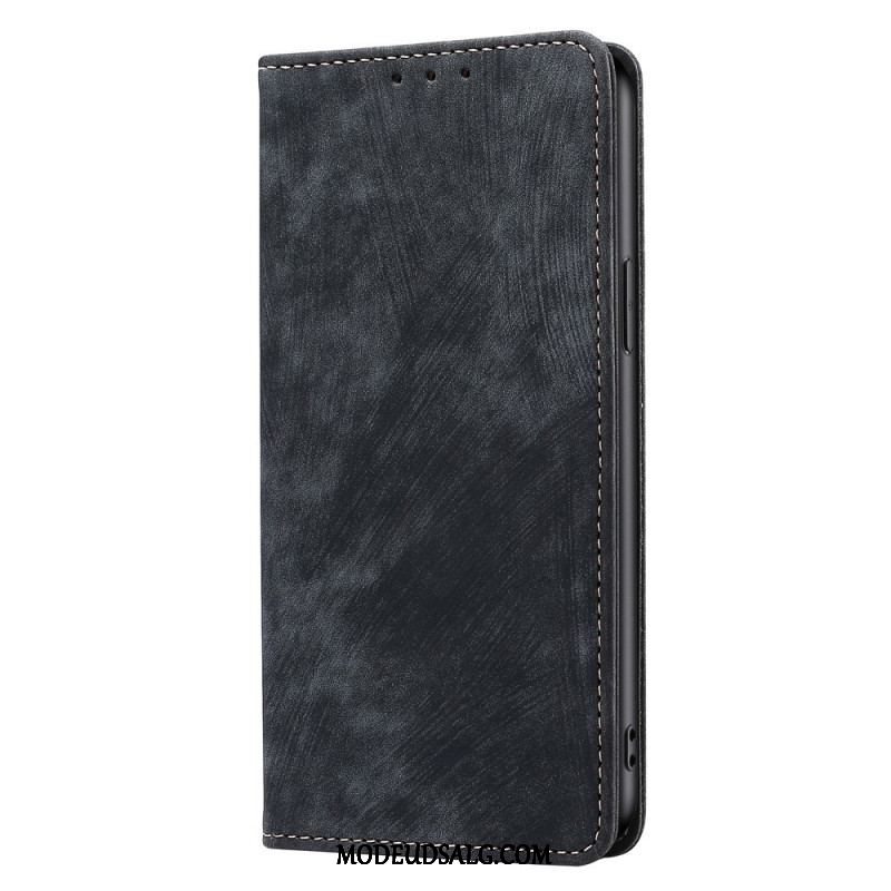 Cover Oppo Reno 8 Flip Cover Stiliseret Kunstlæder