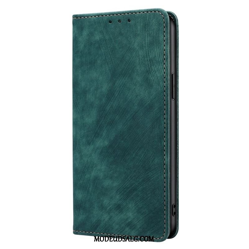 Cover Oppo Reno 8 Flip Cover Stiliseret Kunstlæder