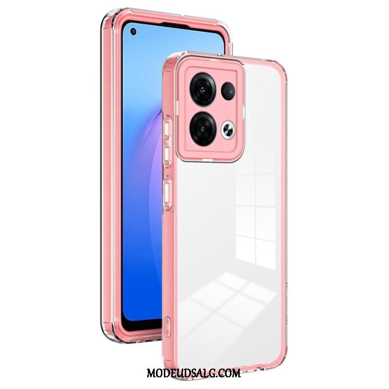 Cover Oppo Reno 8 Gennemsigtig Hybrid