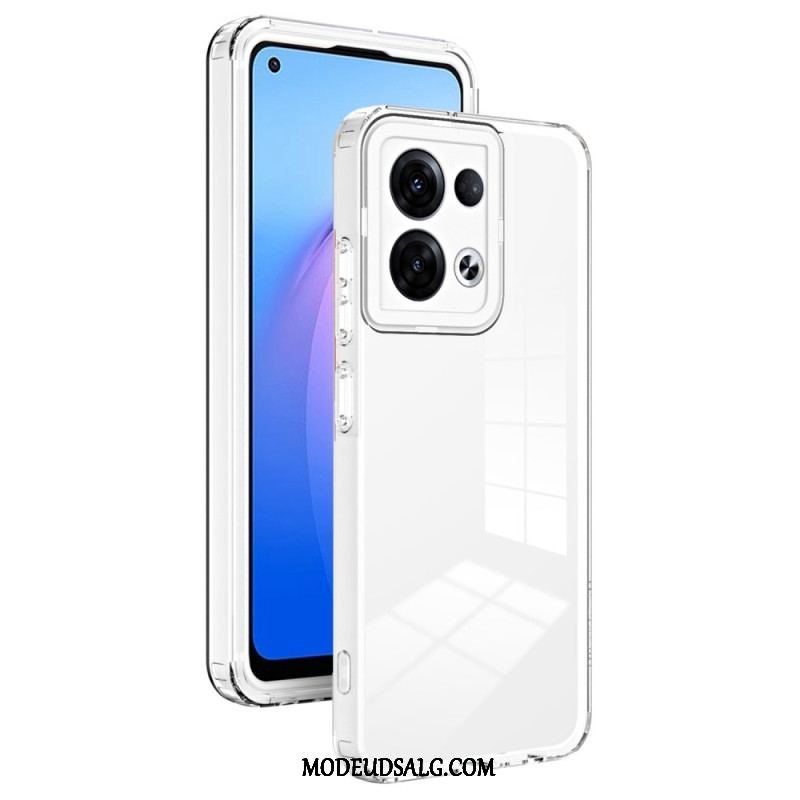 Cover Oppo Reno 8 Gennemsigtig Hybrid