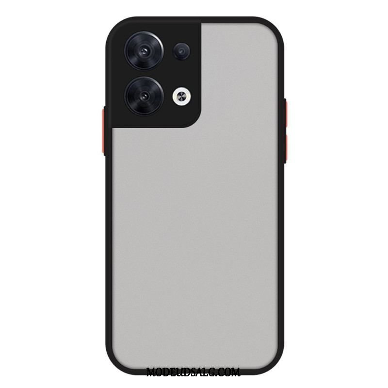 Cover Oppo Reno 8 Hybrid Farvede Kanter