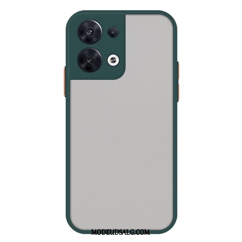 Cover Oppo Reno 8 Hybrid Farvede Kanter