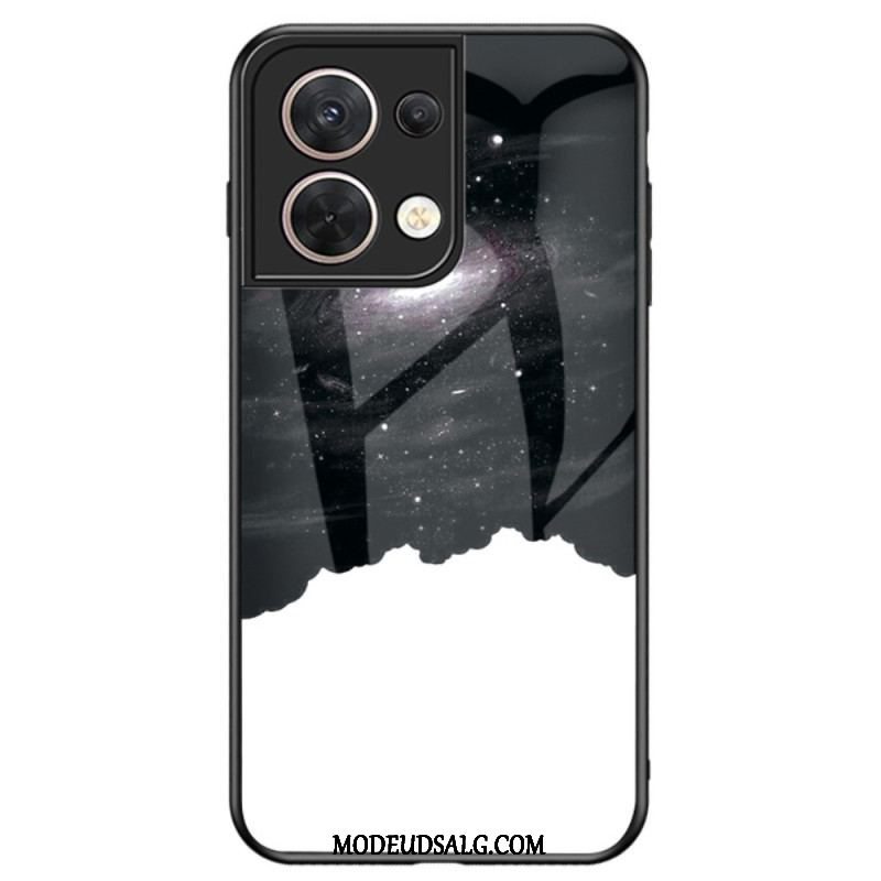 Cover Oppo Reno 8 Hærdet Glas Mønster