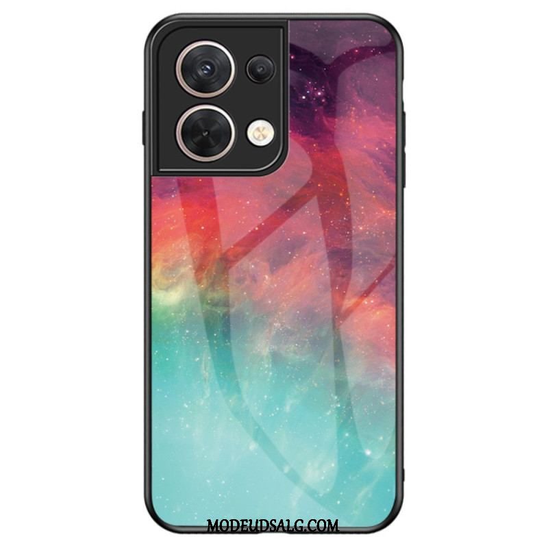 Cover Oppo Reno 8 Hærdet Glas Mønster