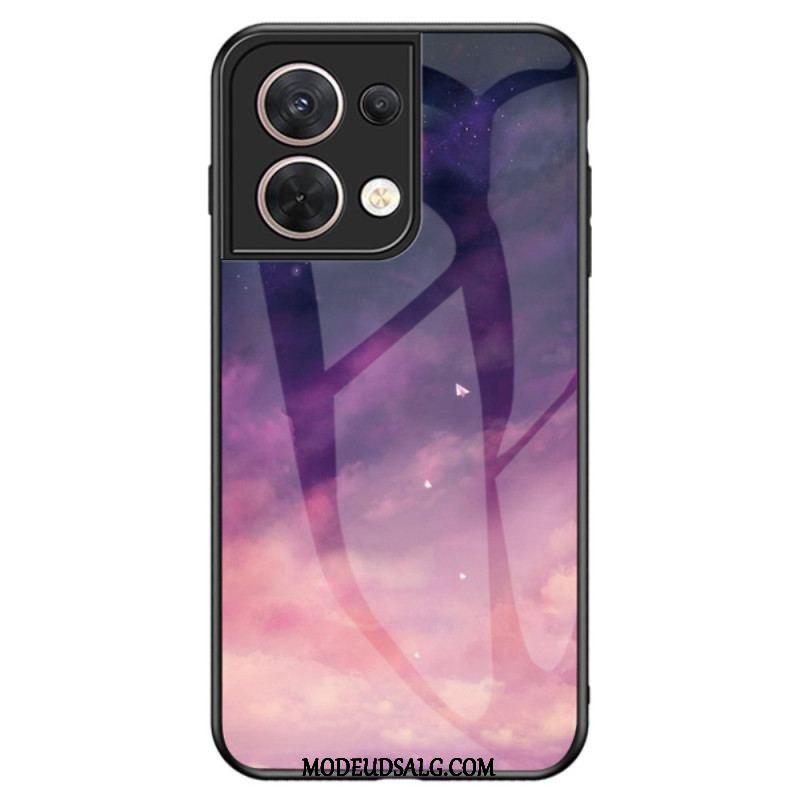 Cover Oppo Reno 8 Hærdet Glas Mønster