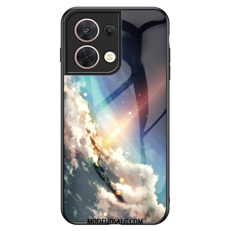 Cover Oppo Reno 8 Hærdet Glas Mønster